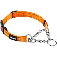 Kaka mall Collar Martingale Perro Medianos Grandes Reflectante Ajustable Robusto Seguro Cómodo para Adiestramiento…